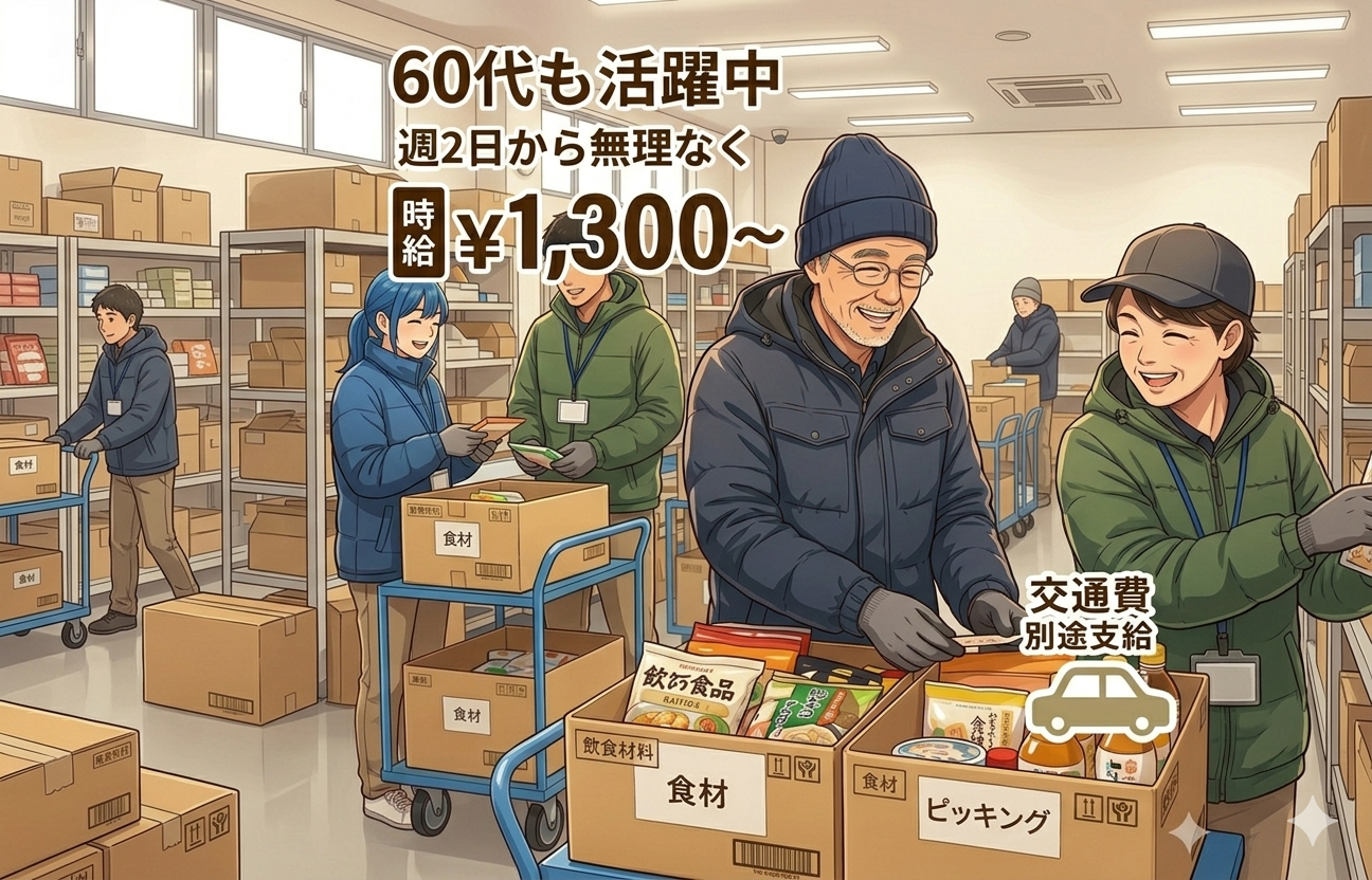 アルバイト・パート 仕分け・ピッキング 検品・梱包 物流・倉庫求人イメージ